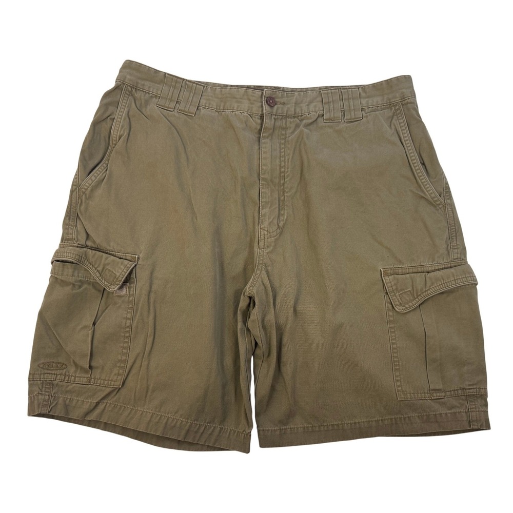 Tommy Bahama Men's 38 Relaxed Fit Cargo Shorts Khaki Brown 100% Cotton Casual